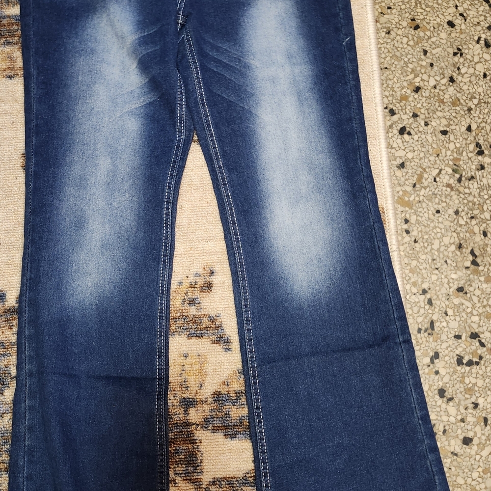 Elegant Indigo Women's Flare Jeans